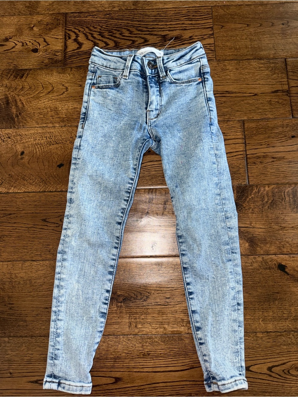Zara Kids Acid Wash Skinny Jeans Size 5